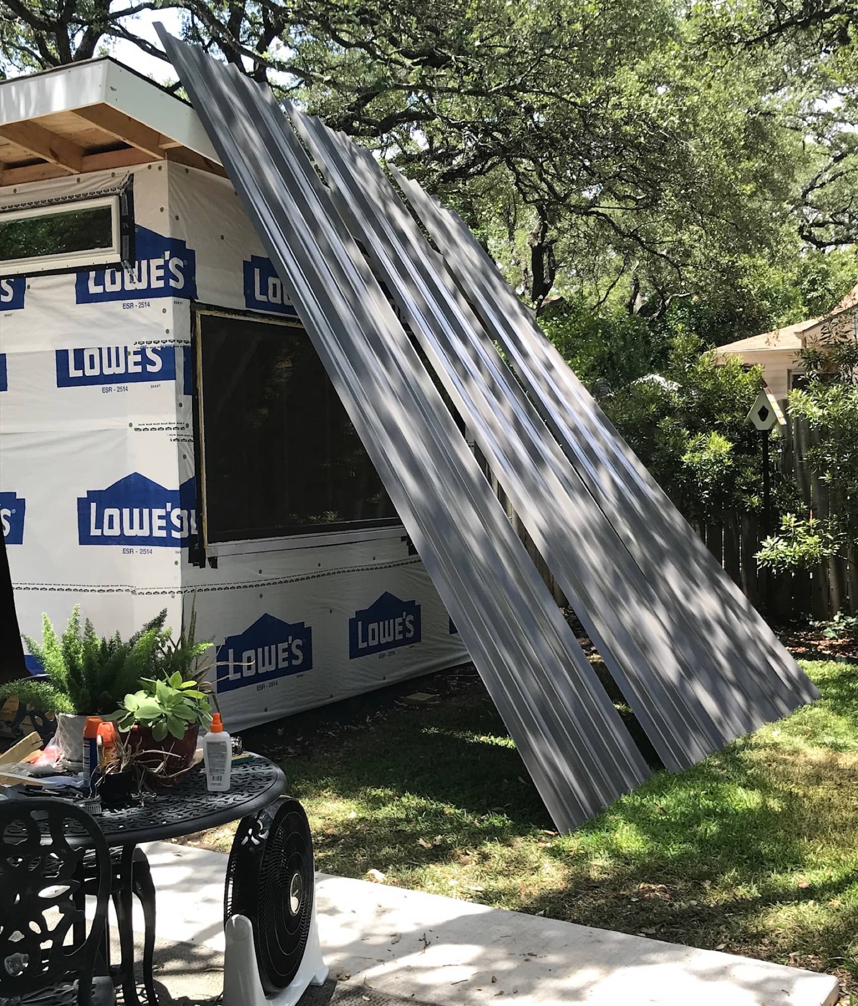 Metal roof