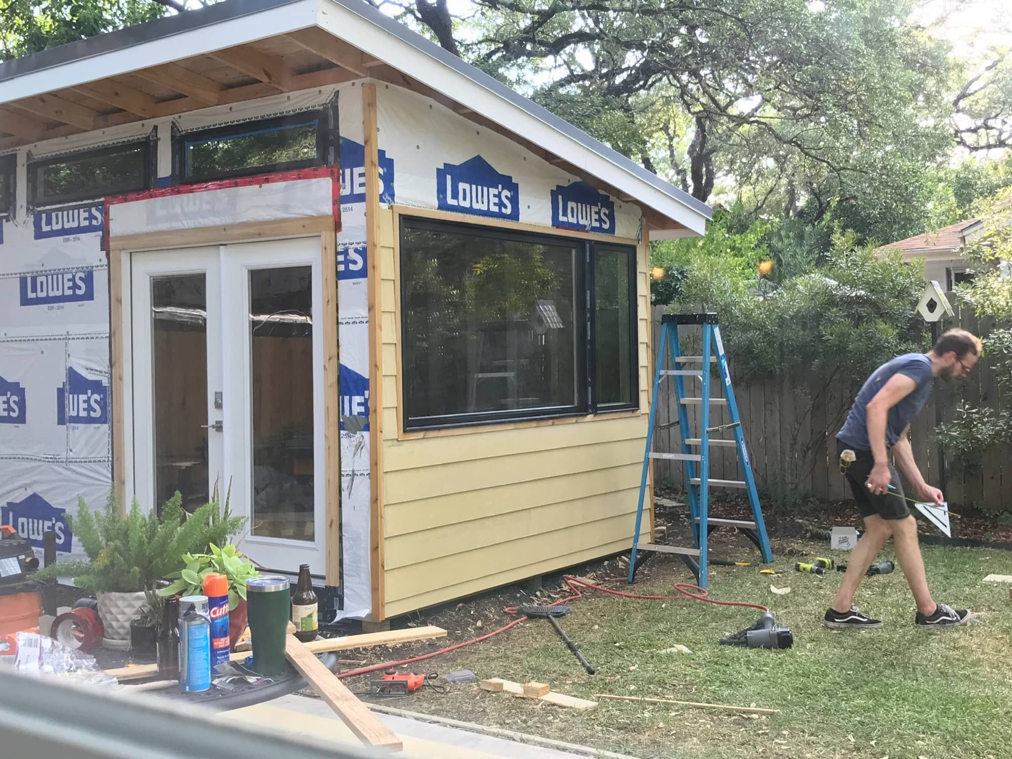 Starting siding