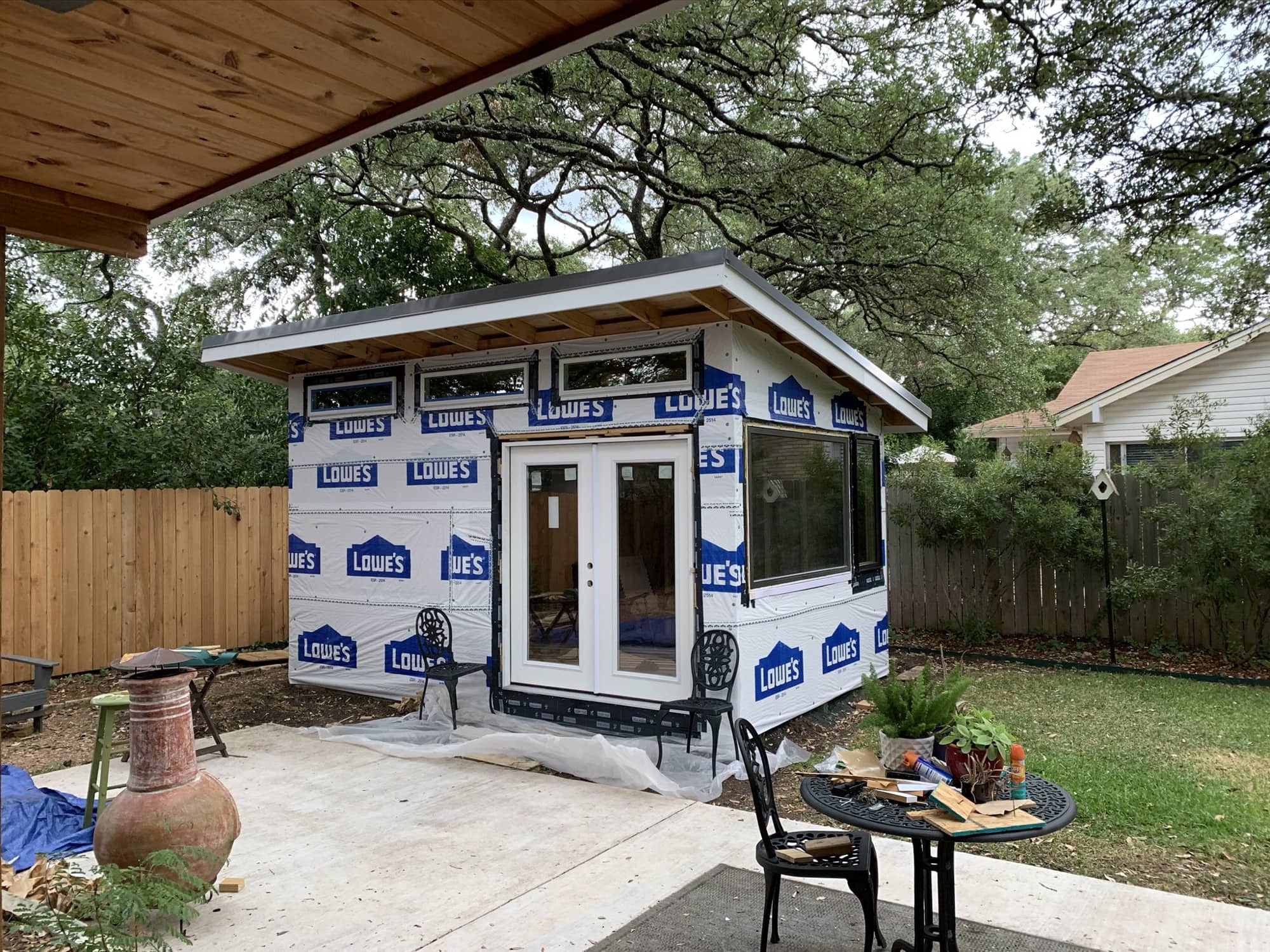 Doors and windows installed