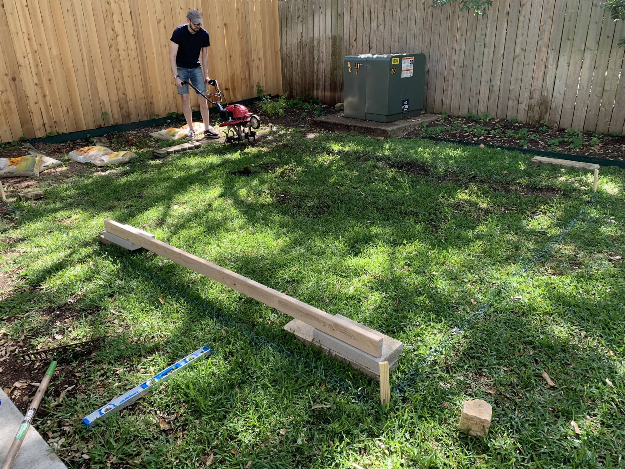 Tilling for foundation