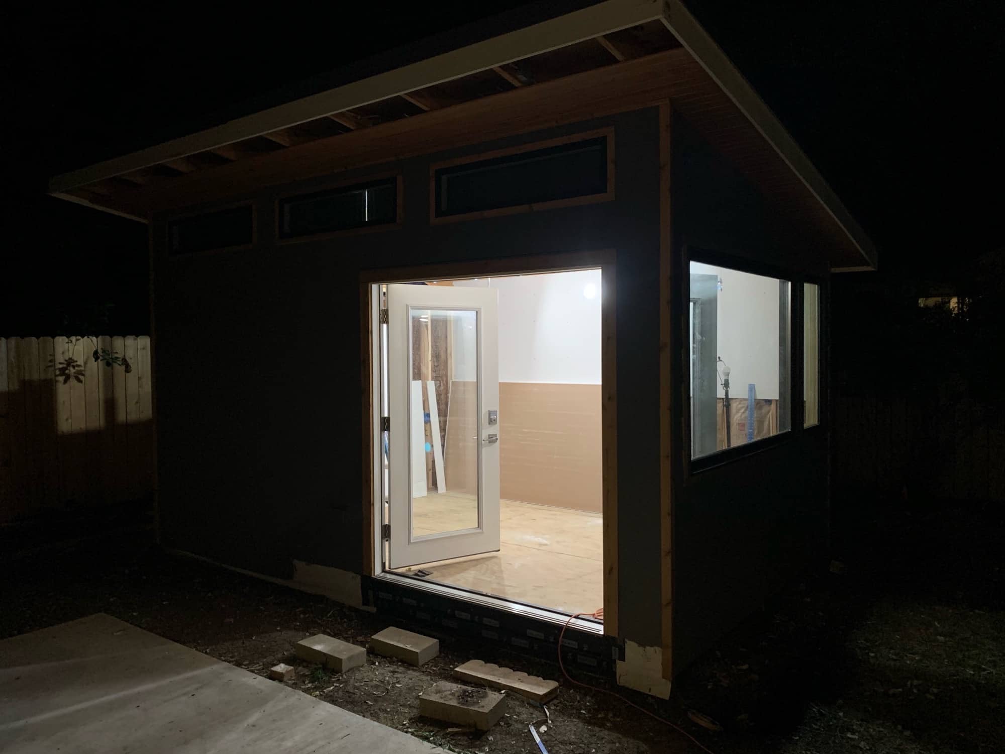 Electrical  turned on, adding drywall