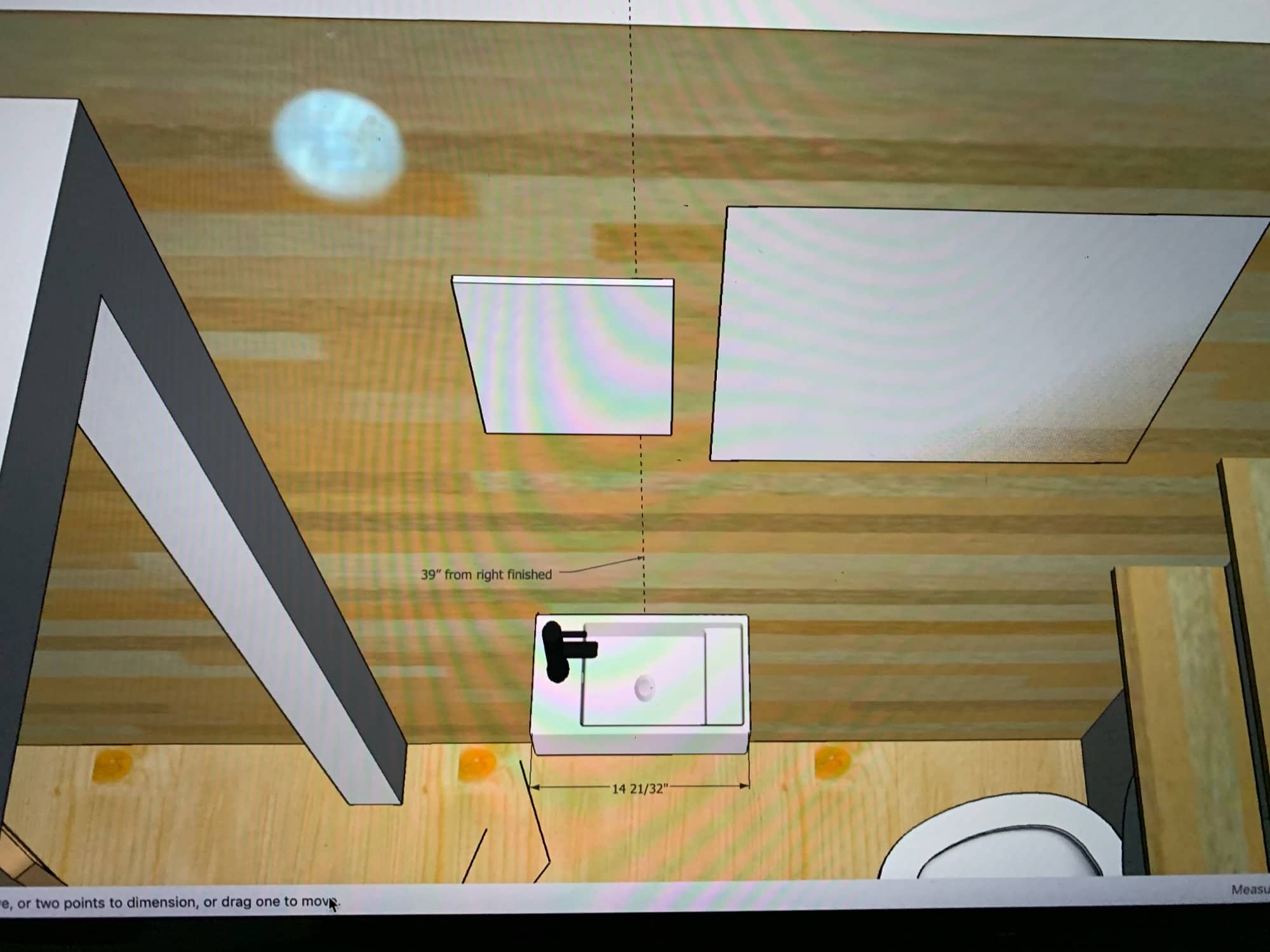 Careful bathroom design