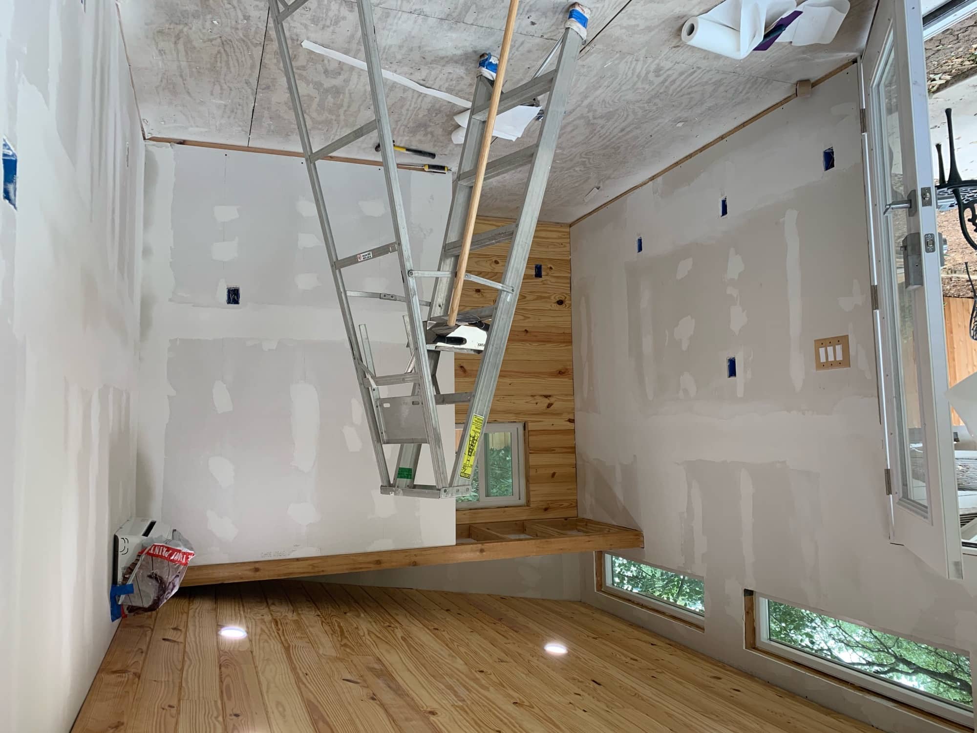 Drywall mudded